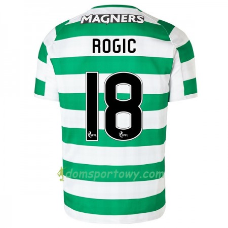 Koszulka Celtic FC Rogic 18 Domowe Koszulki Piłkarskie 2018-2019 Krótki Rękaw